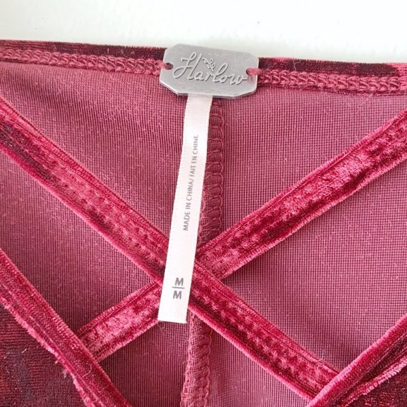 Harlow Velvet Strappy Tank Top - Picture 4 of 6